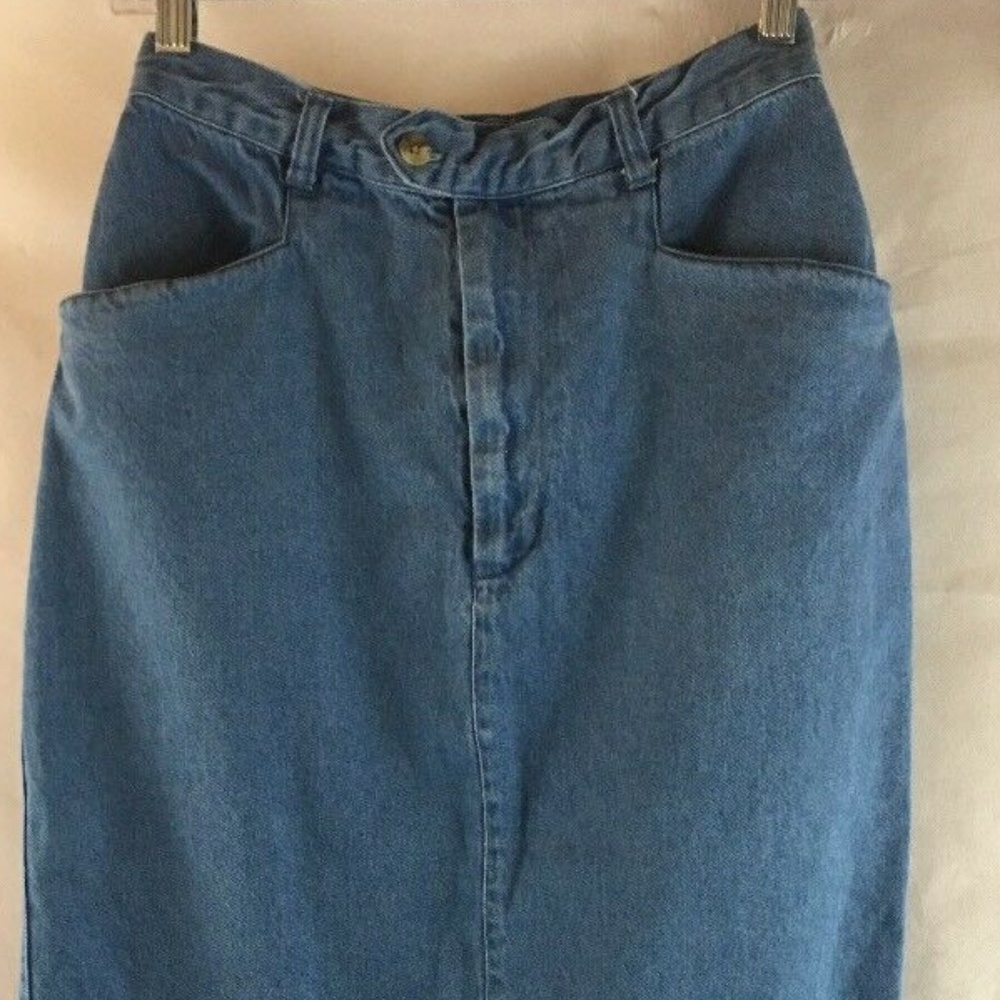 AVERROE Blue Denim Jean Skirt